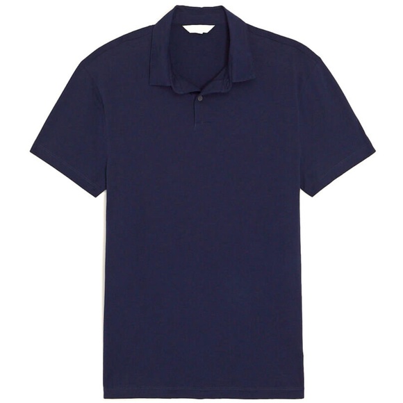 Featherweight Japanese Polo - New With Tags - NEVER WORN - Navy - Picture 5 of 5